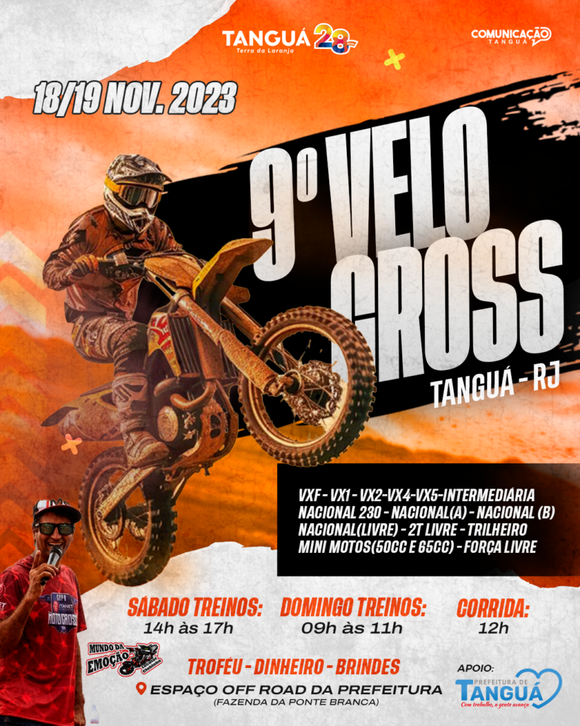 Prepare-se para a Ação! 9º Encontro de Motocross em Tanguá! – Prefeitura de  Tangua